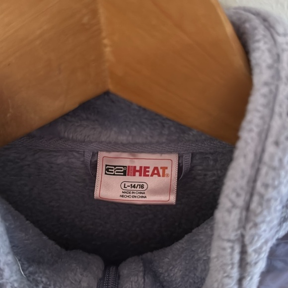 Like New! 32  Degrees Light Purple Jacket sz L (14-16) - Picture 5 of 7